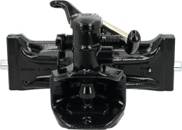 Produktbild: HANS SAUERMANN Zugmaul HS1700-1KUD-38-390 automatisch mit Adapterplatte, 390/25/32 mm, Ø Bolzen 38 mm