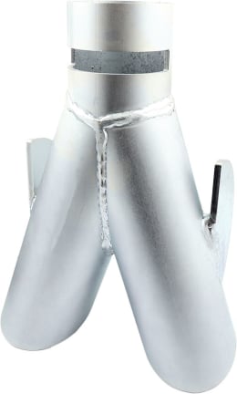 Produktbild: Industriehof® Schlitzschuhdüse 230 mm, Ø außen 60 mm, twin, für Fliegl Gülleverteiler universal