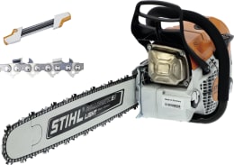 Produktbild: STIHL Benzin-Kettensäge MS 500i 5,0 kW (6,8 PS) Schienenlänge 50 cm, ohne Griffheizung, mit 2 Ketten