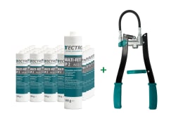Produktbild: Aktion: TECTROL MULTI-FETT EP 2 500 g Kartusche (30 Stück) inkl. Fettpresse