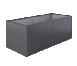 Produktbild: KGT Aluminium-Hochbeet 0,91 x 2,05 x 0,77 m Typ 210 anthrazitgrau Füllmenge 1.400 l