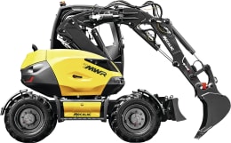 Produktbild: MECALAC Mobilbagger 7MWR Hubkraft 3.000 kg, Leistung 55,4 kW (75 PS) bei 2.300 min⁻¹, 0 – 30 km/h