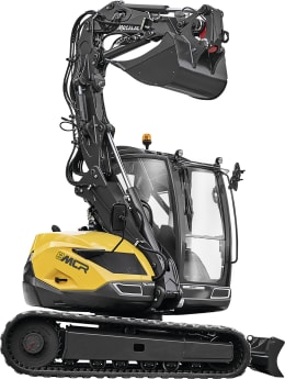 Produktbild: MECALAC Raupenbagger 8MCR Hubkraft 5.400 daN, Leistung 55,4 kW (75 PS) bei 2.300 min⁻¹, 0 – 10 km/h