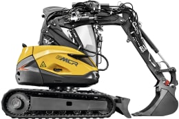 Produktbild: MECALAC Raupenbagger 6MCR Hubkraft 4.000 daN, Leistung 55,4 kW (75 PS) bei 2.300 min⁻¹, 0 – 10 km/h