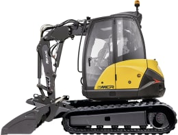 Produktbild: MECALAC Raupenbagger 6MCR Hubkraft 4.000 daN, Leistung 55,4 kW (75 PS) bei 2.300 min⁻¹, 0 – 10 km/h