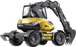 Produktbild: MECALAC Mobilbagger 9MWR Hubkraft 3.000 kg, Leistung 55,4 kW (75 PS) bei 2.300 min⁻¹, 0 – 20 km/h