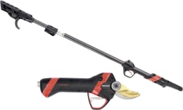 Produktbild: INFACO® Akku-Astschere Electrocoup F3020 Standard, mit Verlängerung 147 – 212 cm, mit Kabel für Äste bis 40 mm