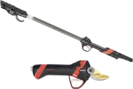 Produktbild: INFACO® Akku-Astschere Electrocoup F3020 Standard, mit Verlängerung 137 cm, Kabel für Äste bis 40 mm