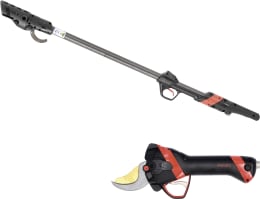 Produktbild: INFACO® Akku-Astschere Electrocoup F3020 Medium, mit Verlängerung 137 cm, Kabel für Äste bis 45 mm