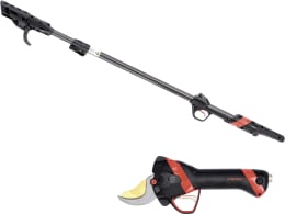 Produktbild: INFACO® Akku-Astschere Electrocoup F3020 Medium, mit Verlängerung 227 cm, Kabel für Äste bis 45 mm