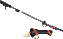 Produktbild: INFACO® Akku-Astschere Electrocoup F3020 Medium, mit Verlängerung 247 – 402 cm, Kabel für Äste bis 45 mm