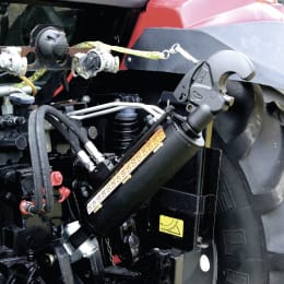 Produktbild: Hydraulischer Oberlenker Kat. 3 Länge 565 – 706 mm, mit Fanghaken und Gabelgelenk