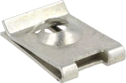 Produktbild: Fendt Blechmutter 6,3 mm, Stahl, verzinkt gelb (A3L), für Kompressoranbau, Ölkühler, Schutzgitter etc.