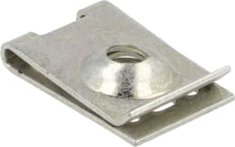 Produktbild: Fendt Blechmutter 6,3 mm, Stahl, verzinkt gelb (A3L), für Kompressoranbau, Ölkühler, Schutzgitter etc.