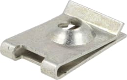 Produktbild: Fendt Blechmutter 6,3 mm, Stahl, verzinkt gelb (A3L), für Kompressoranbau, Ölkühler, Schutzgitter etc.
