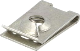 Produktbild: Fendt Blechmutter 6,3 mm, Stahl, verzinkt gelb (A3L), für Kompressoranbau, Ölkühler, Schutzgitter etc.