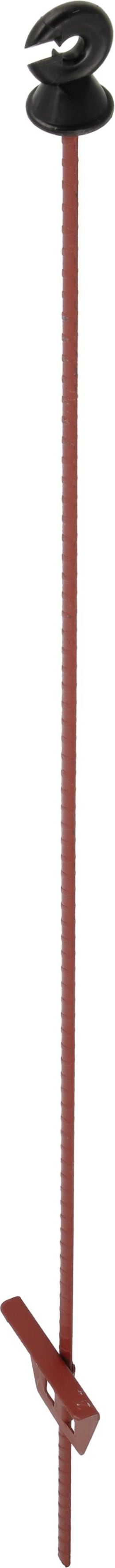 Produktbild: Ako Zaunpfahl 1,06 m Federstahl braun, oval, mit Ringisolator