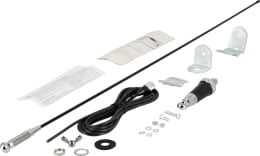Set: albrecht MIDLAND® Funkantenne GL 27 Leistung max. 50 W, 1/4 Lambda, massefrei
