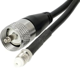 Produktbild: albrecht MIDLAND® Antennenkabel 4 m für Antennen mit DV-Buchse, PL (male) auf FME (female) Kabel
