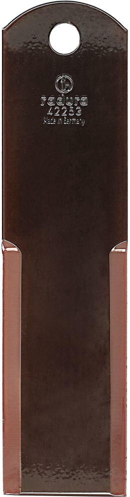 Produktbild: radura® Gegenmesser 195 x 50 x 3 mm glatt, für Mähdrescher Claas, John Deere, Massey Ferguson mit Strohhächsler