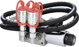 Produktbild: Zusatzsteuerventil 12 V DC, 6/2 Wegeventil -TB-, Grundventilausführung, inkl. Elektroeinheit und Wippschalter