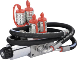 Produktbild: Zusatzsteuerventil 12 V DC, 6/2 Wegeventil -TB-, Grundventilausführung, inkl. Elektroeinheit und Wippschalter