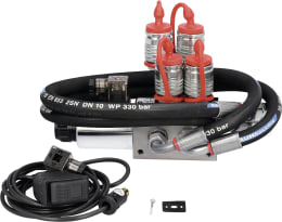 Produktbild: Zusatzsteuerventil 12 V DC, 6/2 Wegeventil -TB-, Grundventilausführung, inkl. Elektroeinheit mit Wipptaster