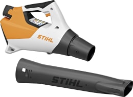 Produktbild: STIHL Akku-Laubbläser BGA 30 in Weiß-Orange mit abnehmbarem Blasrohr