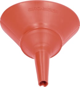 Produktbild: Birchmeier® Trichter Kunststoff rot 140 x 95 x 165 mm
