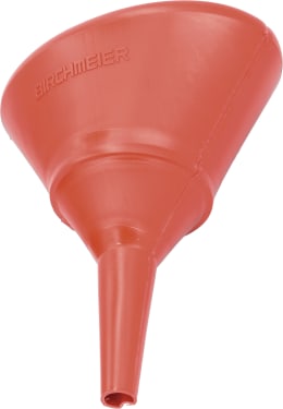 Produktbild: Birchmeier® Trichter Kunststoff rot 140 x 95 x 165 mm