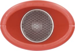 Produktbild: Birchmeier® Trichter Kunststoff rot 140 x 95 x 165 mm