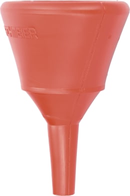 Produktbild: Birchmeier® Trichter Kunststoff rot 190 x 125 x 210 mm
