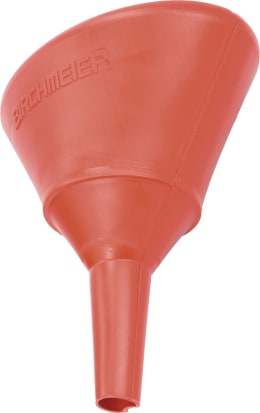 Produktbild: Birchmeier® Trichter Kunststoff rot 190 x 125 x 210 mm