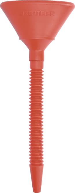 Produktbild: Birchmeier® Trichter Kunststoff rot 190 x 125 x 380 mm