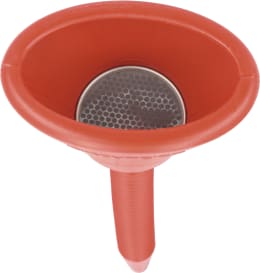 Produktbild: Birchmeier® Trichter Kunststoff rot 190 x 125 x 380 mm