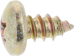 Produktbild: Fendt Blechschraube DIN 7981 4,8 x 9,5 mm, Stahl, verzinkt gelb (A3L), Linsensenkkopf, mit Spitze