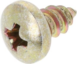 Produktbild: Fendt Blechschraube DIN 7981 4,8 x 9,5 mm, Stahl, verzinkt gelb (A3L), Linsensenkkopf, mit Spitze