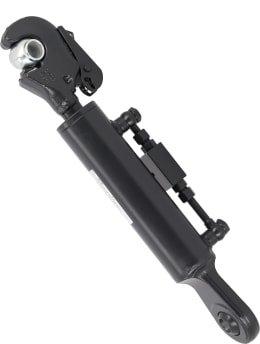 Produktbild: Hydraulischer Oberlenker Kat. 2/2 (25,4 mm), Länge 505 – 695 mm, mit Fanghaken und Kugelgelenk