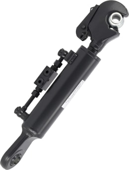 Produktbild: Hydraulischer Oberlenker Kat. 2/2 (25,4 mm), Länge 505 – 695 mm, mit Fanghaken und Kugelgelenk