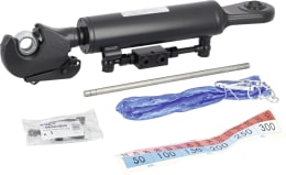 Produktbild: Hydraulischer Oberlenker Kat. 2/2 (25,4 mm), Länge 505 – 695 mm, mit Fanghaken und Kugelgelenk