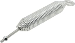 Produktbild: Bordwandrückzugfeder, 270 x 7 mm x Ø 7 mm, verzinkt, mit Schraube
