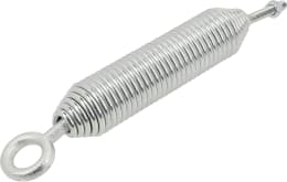 Produktbild: Bordwandrückzugfeder, 270 x 7 mm x Ø 7 mm, verzinkt, mit Schraube