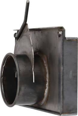 Produktbild: Kornschieber, L x B: 400 x 225 mm, mit Rohrauslauf, für Höhe Bordwand 500 mm