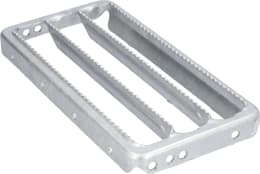 Produktbild: Klapptritt, B x T 340 x 160 mm, verzinkt, zum Anschrauben, ohne Schrauben