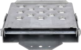 Produktbild: Klapptritt mit Trittfläche B x T 165 x 150 mm, verzinkt, zum Anschrauben, ohne Schrauben