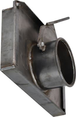 Produktbild: Kornschieber, L x B: 400 x 225 mm, mit Rohrauslauf, für Höhe Bordwand 500 mm