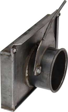 Produktbild: Kornschieber, L x B: 400 x 225 mm, mit Rohrauslauf, für Höhe Bordwand 500 mm