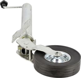 Produktbild: Stützrad Stützlast 500 kg, Rohr 60 mm, leichte Ausführung, vollautomatisch, Anschraubplatte