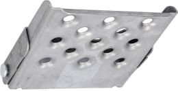 Produktbild: Klapptritt mit Trittfläche B x T 165 x 150 mm, verzinkt, zum Anschrauben, ohne Schrauben