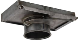 Produktbild: Kornschieber, L x B: 400 x 225 mm, mit Rohrauslauf, für Höhe Bordwand 500 mm